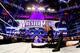 Brock Lesnar after doing the impossible—defeating The Undertaker at WrestleMania.