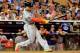 MINNEAPOLIS, MN - JULY 15: National League All-Star Giancarlo Stanton #27 of the Miami Marlins bats against the American League All-Stars during the 85th MLB All-Star Game at Target Field on July 15, 2014 in Minneapolis, Minnesota. (Photo by Rob Carr/Ge