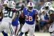 EAST RUTHERFORD, NJ - SEPTEMBER 09: C.J. Spiller #28 of the Buffalo Bills runs against the New York Jets during their season opener at MetLife Stadium on September 9, 2012 in East Rutherford, New Jersey. (Photo by Jeff Zelevansky/Getty Images)