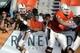 Apr 12, 2014; Miami, FL, USA; Miami Hurricanes quarterback Kevin Olsen (19) throws a pass during a spring game at Sun Life Stadium. Mandatory Credit: Steve Mitchell-USA TODAY Sports