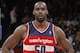 OAKLAND, CA - MARCH 23: Emeka Okafor #50 of the Washington Wizards against the Golden State Warriors on March 23, 2013 at Oracle Arena in Oakland, California. NOTE TO USER: User expressly acknowledges and agrees that, by downloading and or using this phot