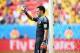 BRASILIA, BRAZIL - JUNE 19: David Ospina of Colombia gestures during the 2014 FIFA World Cup Brazil Group C match between Colombia and Cote D'Ivoire at Estadio Nacional on June 19, 2014 in Brasilia, Brazil. (Photo by Christopher Lee/Getty Images)