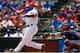 ARLINGTON, TX - JUNE 29: Michael Choice #15 of the Texas Rangers bats against the Minnesota Twins at Globe Life Park in Arlington on June 29, 2014 in Arlington, Texas. (Photo by Tom Pennington/Getty Images)