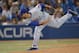 TORONTO, CANADA - JULY 18: Joakim Soria #28 of the Texas Rangers delivers a pitch in the ninth inning during MLB game action against the Toronto Blue Jays on July 18, 2014 at Rogers Centre in Toronto, Ontario, Canada. (Photo by Tom Szczerbowski/Getty Imag
