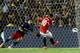 PASADENA, CA - JULY 23: Wayne Rooney #10 of Manchester United makes a penalty kick against goal keeper Jaime Penedo #18 of the Los Angeles Galaxy in the first half at the Rose Bowl on July 23, 2014 in Pasadena, California. (Photo by Stephen Dunn/Getty Im