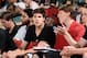LAS VEGAS, NV - JULY 13: Doug McDermott and Colby Karl attend the game between the Chicago Bulls and the Denver Nuggets at the 2014 Samsung NBA Summer League on July 13, 2014 at the Cox Pavilion in Las Vegas, Nevada. NOTE TO USER: User expressly acknowle
