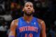 DENVER, CO - MARCH 19: Greg Monroe #10 of the Detroit Pistons stands on the court during a game against the Denver Nuggets on March 19, 2014 at the Pepsi Center in Denver, Colorado. NOTE TO USER: User expressly acknowledges and agrees that, by downloading