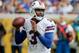 JACKSONVILLE, FL - DECEMBER 15: EJ Manuel #3 of the Buffalo Bills attempts a pass during the game against the Jacksonville Jaguars at EverBank Field on December 15, 2013 in Jacksonville, Florida. (Photo by Sam Greenwood/Getty Images)