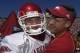 Malzahn as Arkansas OC after win at Auburn in 2006
