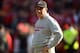 SAN FRANCISCO, CA - DECEMBER 30: Defensive Coordinator Vic Fangio of the San Francisco 49ers looks on during pre-game warm ups before their game against the Arizona Cardinals at Candlestick Park on December 30, 2012 in San Francisco, California. (Photo