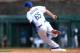 Mar 2, 2014; Phoenix, AZ, USA; Los Angeles Dodgers left fielder Joc Pederson (65) runs the bases against the San Diego Padres in the second inning at Camelback Ranch. Mandatory Credit: Joe Camporeale-USA TODAY Sports