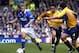 13 Apr 2002: Niclas Alexandersson of Everton moves forward with the ball during the Everton v Leicester City FA Barclaycard Premiership match at Goodison Park, Everton. DIGITAL IMAGE Mandatory Credit: CLIVE BRUNSKILL/Getty Images