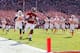 TUSCALOOSA, AL - OCTOBER 26: Amari Cooper #9 of the Alabama Crimson Tide runs a reception in for a touchdown against the Tennessee Volunteers at Bryant-Denny Stadium on October 26, 2013 in Tuscaloosa, Alabama. (Photo by Kevin C. Cox/Getty Images)