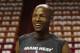 Jun 12, 2014; Miami, FL, USA; Miami Heat guard Ray Allen (34) warms up prior to game four of the 2014 NBA Finals against the San Antonio Spurs at American Airlines Arena. Mandatory Credit: Shanna Lockwood-USA TODAY Sports