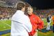 VanGorder and Mark Richt get reacquainted when Georgia visited Auburn in 2012.