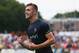 HOENSBROEK, NETHERLANDS - JULY 15: Calum Chambers of Southampton celebrates the second goal during the pre season friendly match between EHC Hoensbroek and Southampton at Sportpark De Dem on July 15, 2014 in Hoensbroek, Netherlands. (Photo by Christof K