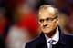 BOSTON, MA - OCTOBER 13: Joe Torre walks on the field before Game Two of the American League Championship Series between the Boston Red Sox and the Detroit Tigers at Fenway Park on October 13, 2013 in Boston, Massachusetts. (Photo by Jared Wickerham/Gett