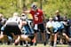 JACKSONVILLE, FL - MAY 16: Blake Bortles #5 of the Jacksonville Jaguars works out during rookie minicamp at Everbank Field on May 16, 2014 in Jacksonville, Florida. (Photo by Rob Foldy/Getty Images)