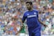 LJUBLJANA, SLOVENIA - JULY 27: Diego Costa of FC Chelsea celebrates the scoring the goal during the Pre Season Friendly match between FC Olimpija Ljubljana and FC Chelsea at Stozice stadium in Ljubljana, Slovenia on Sunday, July 27, 2014. (Photo by Srdja