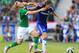 LJUBLJANA, SLOVENIA - JULY 27: Luis Felipe (R) of FC Chelsea in action against Nik Omladic (L) of FC Olimpija Ljubljana during the Pre Season Friendly match between FC Olimpija Ljubljana and FC Chelsea at Stozice stadium in Ljubljana, Slovenia on Sunday,