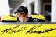 INDIANAPOLIS, IN - JULY 26: Matt Kenseth, driver of the #20 Dollar General Toyota, looks on in the garage area during practice for the NASCAR Sprint Cup Series Crown Royal Presents The John Wayne Walding 400 at the Brickyard Indianapolis Motor Speedway o