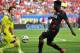 CHICAGO, IL - JULY 27: Balazs Megyeri #42 of Olympiacos FC defends Daniel Sturridge #15 of Liverpool during the International Champions Cup 2014 on July 27, 2014 at Soldier Field in Chicago, Illinois. (Photo by David Banks/Getty Images)