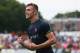 HOENSBROEK, NETHERLANDS - JULY 15: Calum Chambers of Southampton celebrates the second goal during the pre season friendly match between EHC Hoensbroek and Southampton at Sportpark De Dem on July 15, 2014 in Hoensbroek, Netherlands. (Photo by Christof K