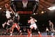 NEW YORK, NY - APRIL 02: Tim Hardaway Jr. #5 of the New York Knicks shoots against the Brooklyn Nets during a game at Madison Square Garden in New York City on April 02, 2014. NOTE TO USER: User expressly acknowledges and agrees that, by downloading and
