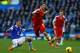 LIVERPOOL, ENGLAND - DECEMBER 29: James McCarthy of Everton challenges Jay Rodriguez of Southampton during the Barclays Premier League match between Everton and Southampton at Goodison Park on December 29, 2013 in Liverpool, England. (Photo by Paul Thom