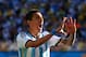 SAO PAULO, BRAZIL - JULY 01: Angel di Maria of Argentina celebrates scoring his team's first goal in extra time during the 2014 FIFA World Cup Brazil Round of 16 match between Argentina and Switzerland at Arena de Sao Paulo on July 1, 2014 in Sao Paulo,