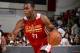 LAS VEGAS, NV - JULY 13: Andrew Wiggins #21 of the Cleveland Cavaliers handles the ball against the San Antonio Spurs at the Samsung NBA Summer League 2014 on July 13, 2014 at the Cox Pavilion in Las Vegas, Nevada. NOTE TO USER: User expressly acknowledg