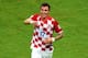 MANAUS, BRAZIL - JUNE 18: Mario Mandzukic of Croatia celebrates scoring the third goal during the 2014 FIFA World Cup Brazil Group A match between Cameroon and Croatia at Arena Amazonia on June 18, 2014 in Manaus, Brazil. (Photo by Stu Forster/Getty Ima