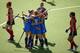 GLASGOW, SCOTLAND - JULY 28: Alison Bell of Scotland celebrates after scoring a goal during the Women's preliminaries match between Wales and Scotland at Glasgow National Hockey Centre during day five of the Glasgow 2014 Commonwealth Games on July 28, 20