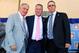 COOPERSTOWN, NY - JULY 27: (L-R) Inductees Bobby Cox, Tom Glavine and Greg Maddux pose for a photograph at Clark Sports Center during the Baseball Hall of Fame induction ceremony on July 27, 2014 in Cooperstown, New York. Glavine won 305 games and two N