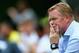 HOENSBROEK, NETHERLANDS - JULY 15: Head coach Ronald Koeman of Southampton looks thoughtful during the pre season friendly match between EHC Hoensbroek and Southampton at Sportpark De Dem on July 15, 2014 in Hoensbroek, Netherlands. (Photo by Christof K