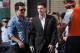 Messi pictured outside court.