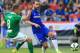 Fabregas in action for Chelsea.