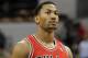 Nov 6, 2013; Indianapolis, IN, USA; Chicago Bulls point guard Derrick Rose (1) during the game against the Indiana Pacers at Bankers Life Fieldhouse. The Pacers won 97-80. Mandatory Credit: Pat Lovell-USA TODAY Sports