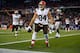 FOXBORO, MA - DECEMBER 08: Jordan Cameron #84 of the Cleveland Browns celebrates following a touchdown in the second half against the New England Patriots during the game at Gillette Stadium on December 8, 2013 in Foxboro, Massachusetts. (Photo by Jared
