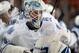 PHILADELPHIA, PA - MARCH 28: Jonathan Bernier #45 of the Toronto Maple Leafs looks on against the Philadelphia Flyers on March 28, 2014 at the Wells Fargo Center in Philadelphia, Pennsylvania. (Photo by Len Redkoles/NHLI via Getty Images)