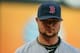 Jun 28, 2014; Bronx, NY, USA; Boston Red Sox starting pitcher Jon Lester (31) before the game against the New York Yankees at Yankee Stadium. Mandatory Credit: Anthony Gruppuso-USA TODAY Sports