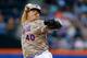 NEW YORK, NY - JULY 28: Bartolo Colon #40 of the New York Mets picthes in the second inning against the Philadelphia Phillies on July 28, 2014 at Citi Field in the Flushing neighborhood of the Queens borough of New York City. (Photo by Mike Stobe/Getty
