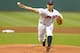 CLEVELAND, OH - JULY 7: Starter Justin Masterson #63 of the Cleveland Indians pitches during the first inning against the New York Yankees at Progressive Field on July 7, 2014 in Cleveland, Ohio. (Photo by Jason Miller/Getty Images)