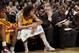 CLEVELAND, OH - DECEMBER 14: Anderson Varejao #17 of the Cleveland Cavaliers sits on the bench talking to the coaching staff against the Milwaukee Bucks at The Quicken Loans Arena on December 14, 2012 in Cleveland, Ohio. NOTE TO USER: User expressly ackn