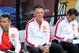 Jul 29, 2014; Landover, MD, USA; Manchester United coach Louis Van Gaal (center) looks on prior to the match against Inter Milan at FedEx Field. Mandatory Credit: Evan Habeeb-USA TODAY Sports