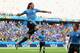 FORTALEZA, BRAZIL - JUNE 14: Edinson Cavani of Uruguay celebrates scoring his team's first goal on a penalty kick during the 2014 FIFA World Cup Brazil Group D match between Uruguay and Costa Rica at Castelao on June 14, 2014 in Fortaleza, Brazil. (Phot