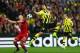 LONDON, ENGLAND - MAY 25: Arjen Robben of Bayern Muenchen (L) in action with Mats Hummels of Borussia Dortmund during the UEFA Champions League final match between Borussia Dortmund and FC Bayern Muenchen at Wembley Stadium on May 25, 2013 in London, Uni
