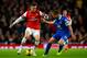 LONDON, ENGLAND - DECEMBER 08: Carl Jenkinson of Arsenal is closed down by James McCarthy of Everton during the Barclays Premier League match between Arsenal and Everton at Emirates Stadium on December 8, 2013 in London, England. (Photo by Michael Rega
