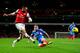 LONDON, ENGLAND - DECEMBER 04: Carl Jenkinson of Arsenal is challenged by Robbie Brady of Hull City during the Barclays Premier League match between Arsenal and Hull City at Emirates Stadium on December 4, 2013 in London, England. (Photo by Jamie McDonal