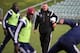 AUCKLAND, NEW ZEALAND - JULY 21: West Ham Manager Sam Allardyce instructs the team during a West Ham United training session at North Harbour Stadium on July 21, 2014 in Auckland, New Zealand. (Photo by Fiona Goodall/Getty Images)